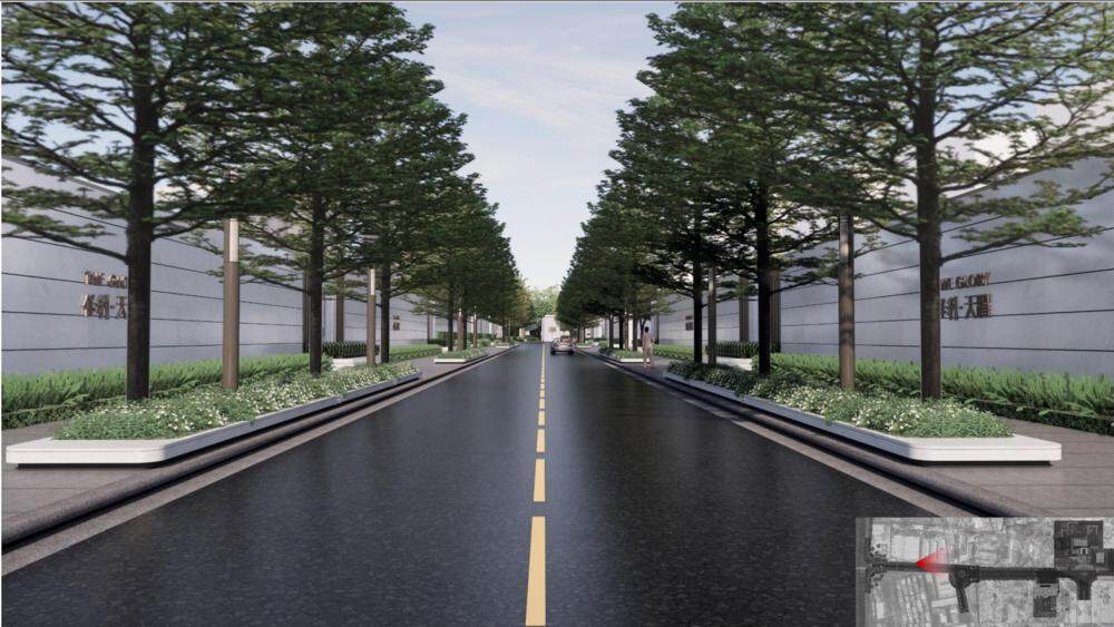  保利天曜焕新归家道路（效果图） 项目供图