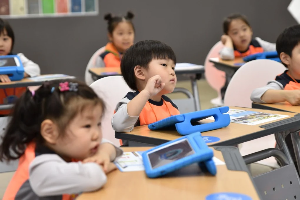  韩国幼儿园的孩子（资料图片）