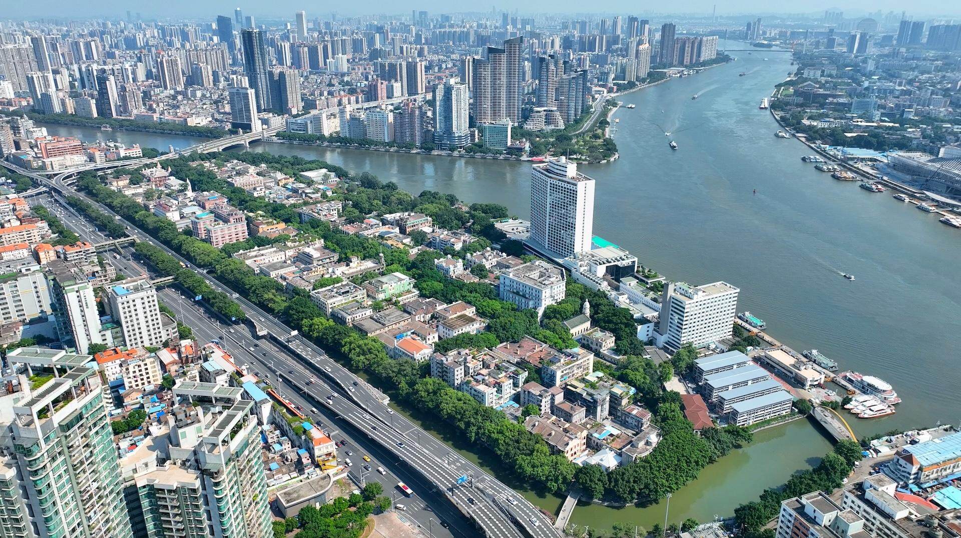  沙面岛风光无限 羊城晚报资料图