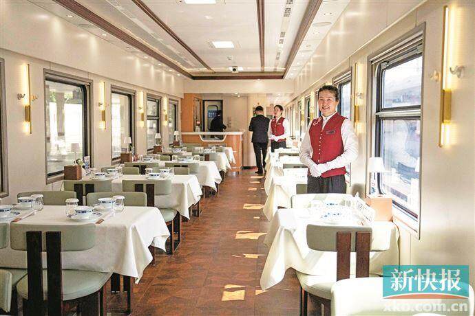 餐车。（资料图）新华社发