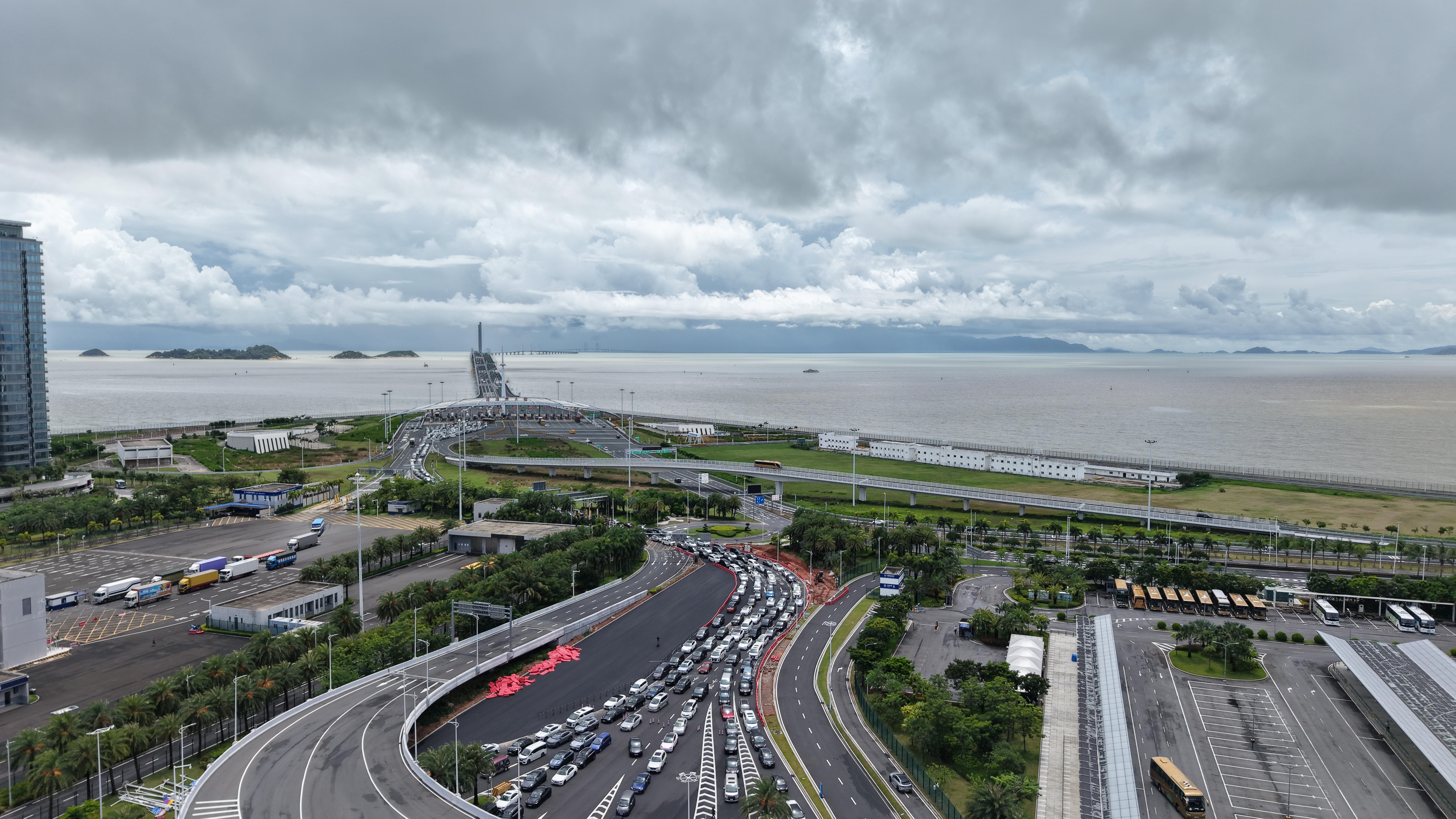 港珠澳大桥珠海公路口岸 受访者供图