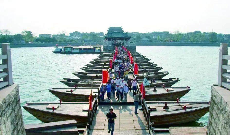  潮州广济桥（图源：潮州市古城文物保护管理中心）