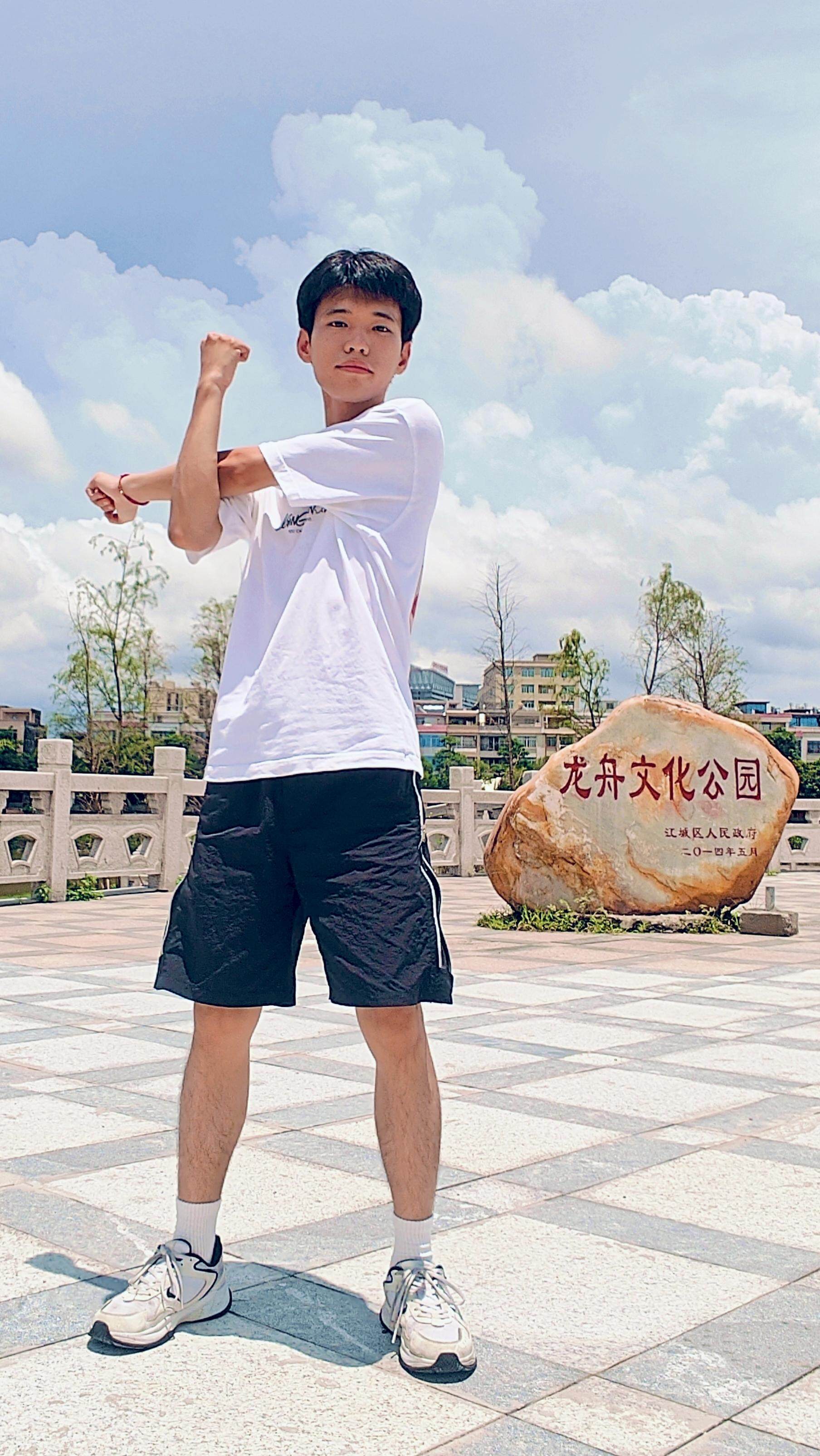 阳江运动爱好者吴子濠 受访者供图