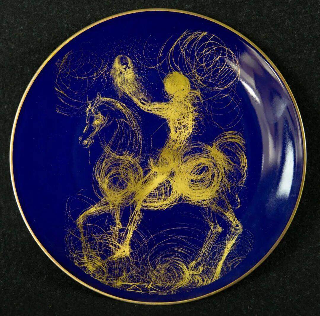  陶瓷盘《Le Chaval du Destin（命运之子）》