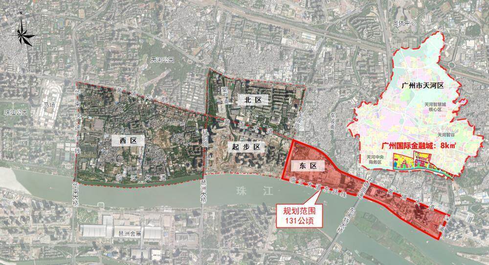  金融城东区区位示意图