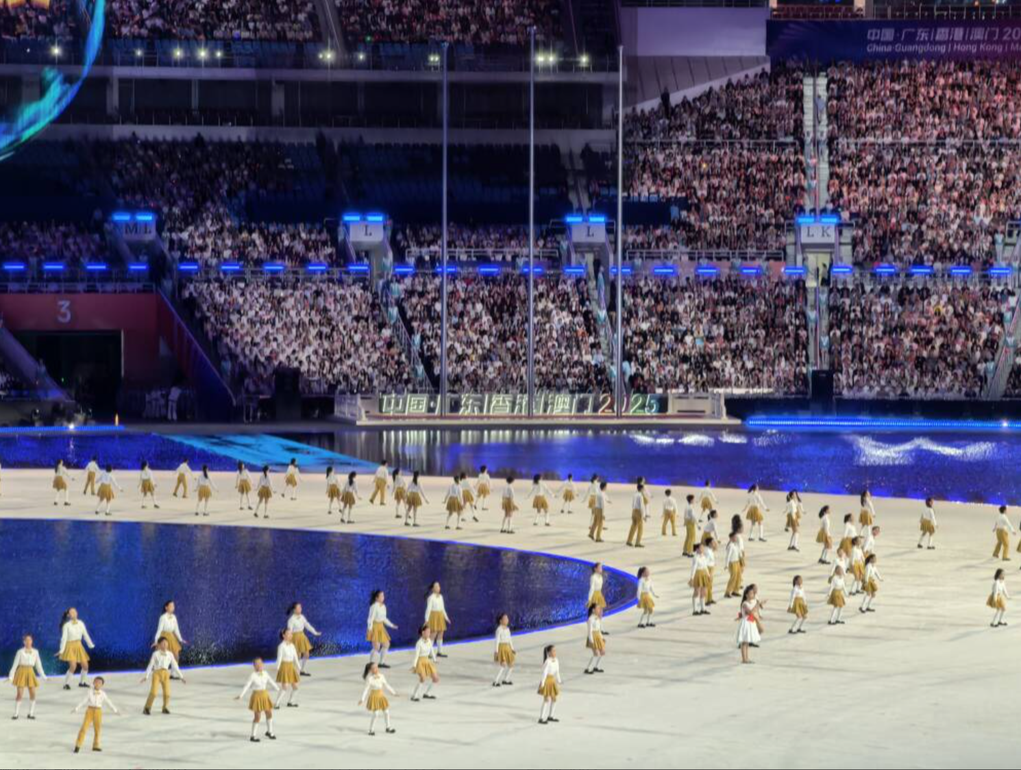 广州大剧院童声合唱团亮相第十五届全运会开幕式