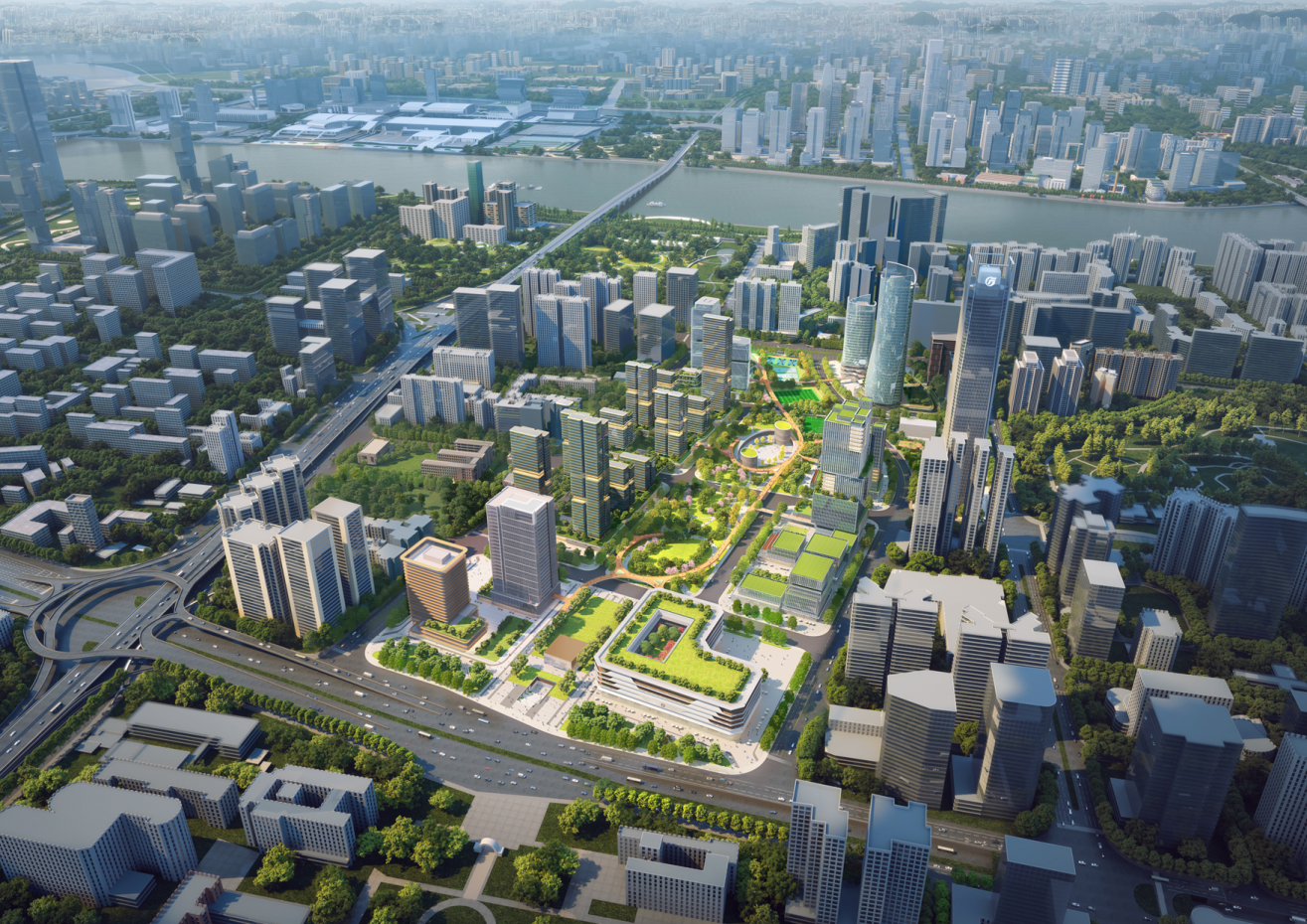 马场片区规划愿景图