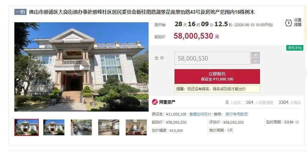 法拍信息截图