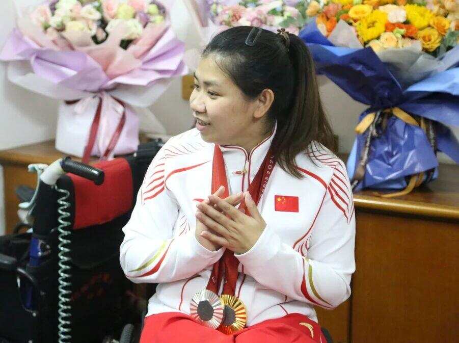 巴黎残奥冠军潘嘉敏 顺德妇联提供