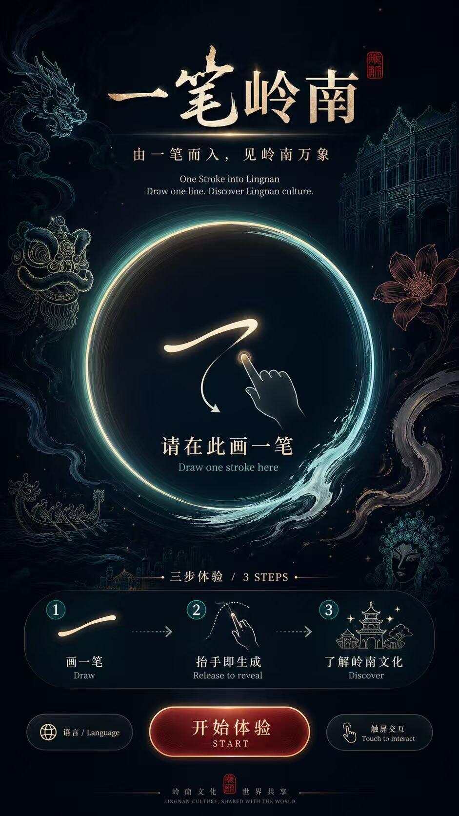 点击图片,进入“一笔岭南”,见岭南万象 点击图片,进入“一笔岭南”,见岭南万象