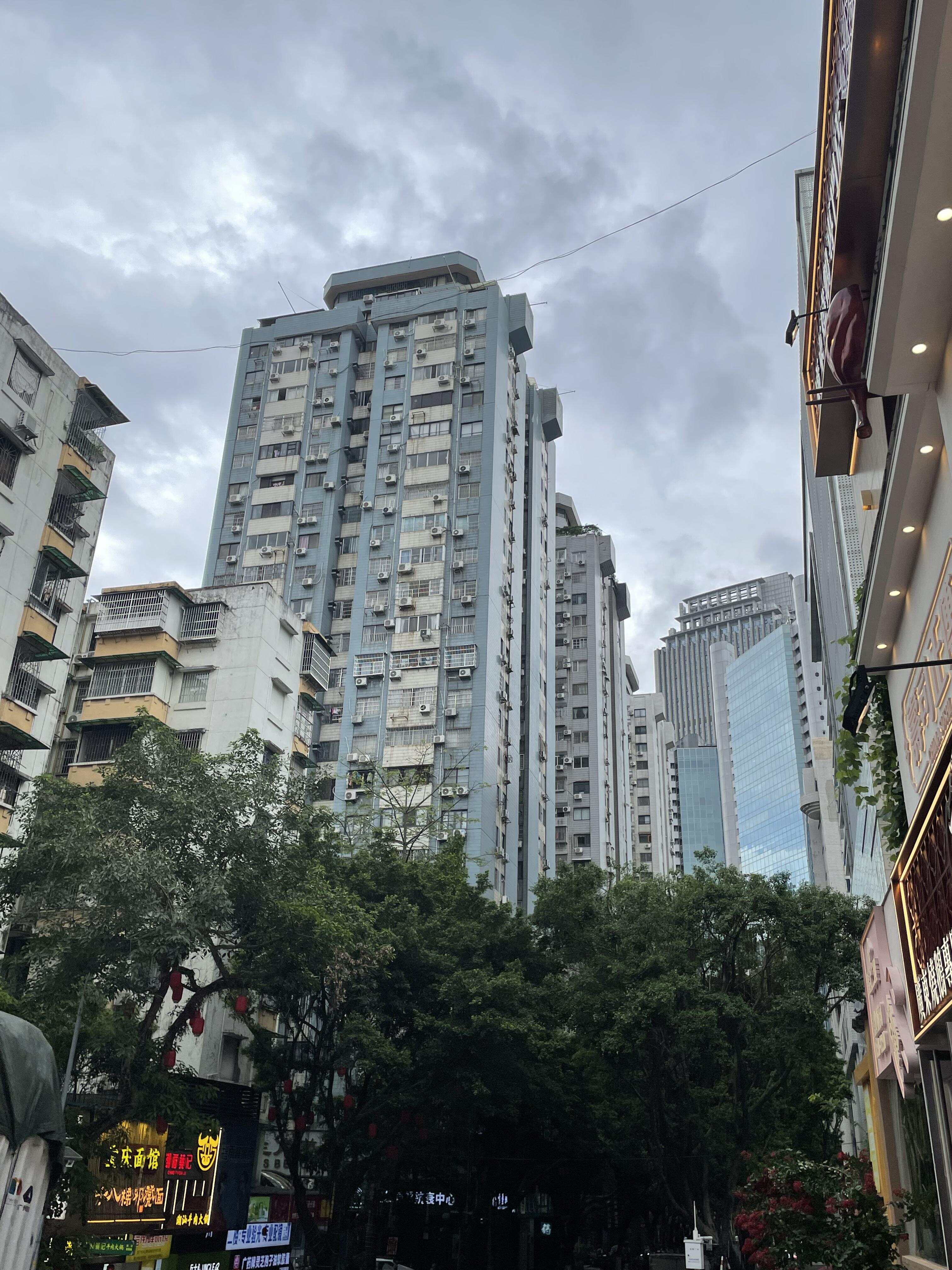 市区的住宅楼宇
