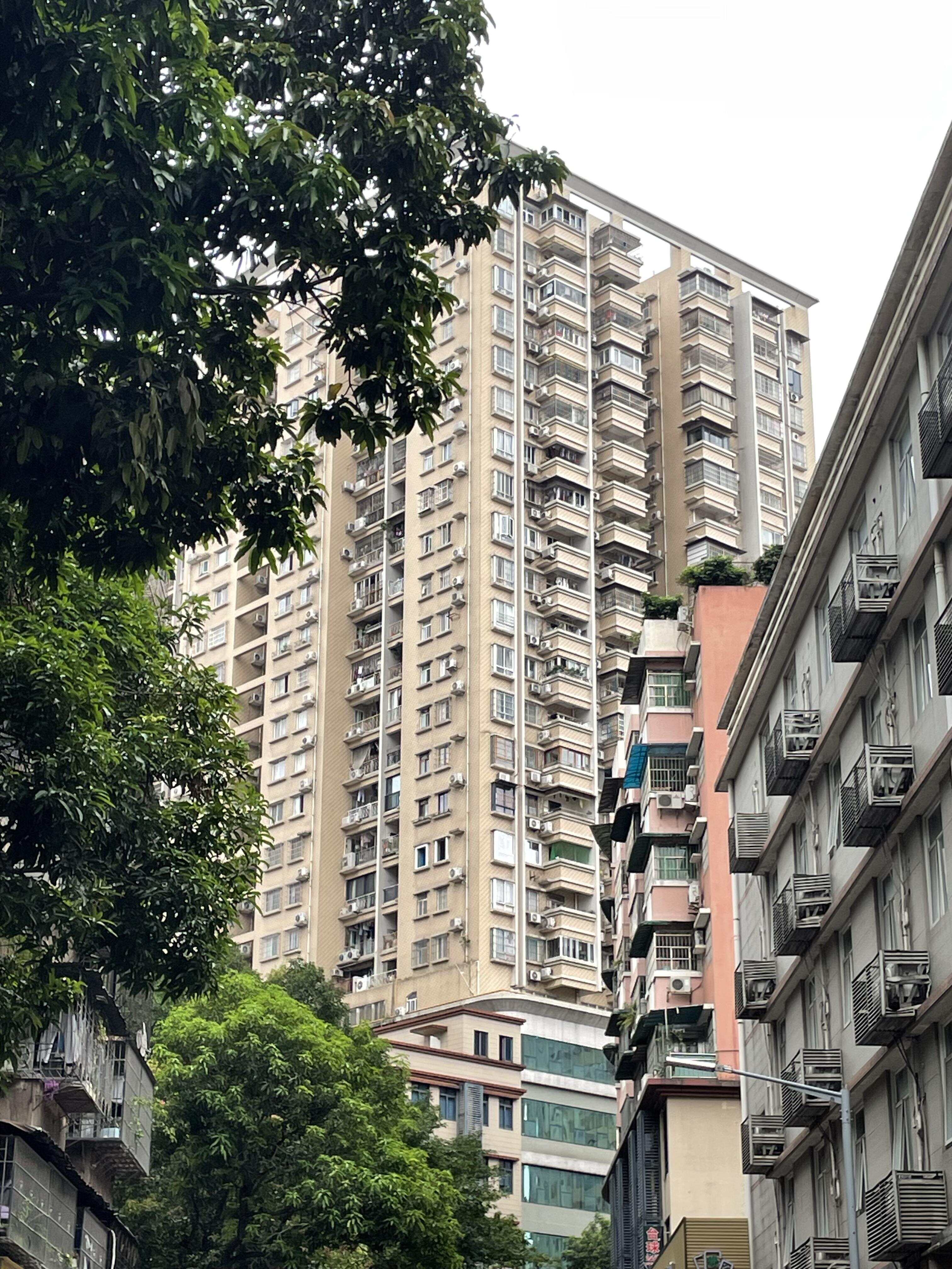 位于广州市区的居民楼