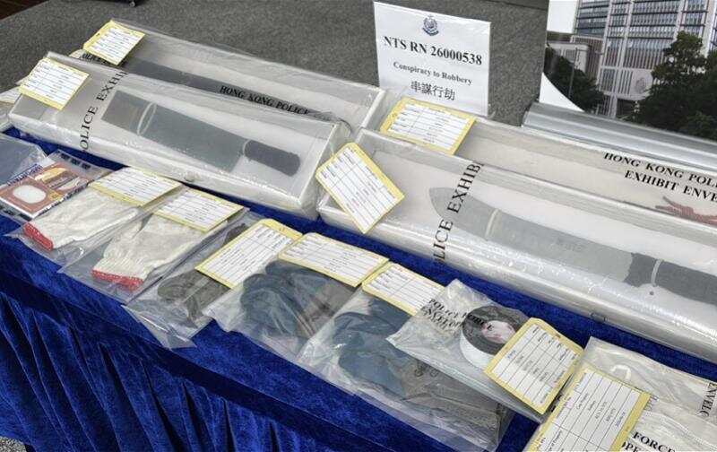 警方检获部分作案工具 警方检获部分作案工具