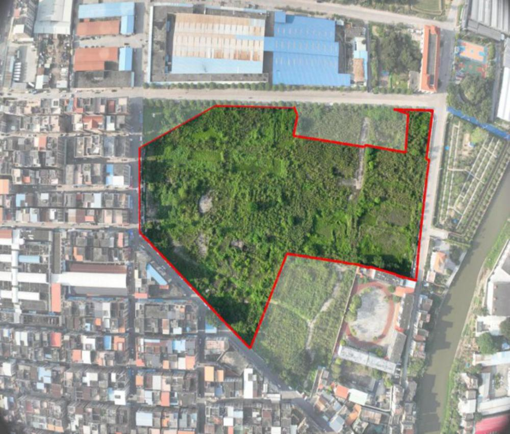 水龙村入市地块航拍图 水龙村入市地块航拍图