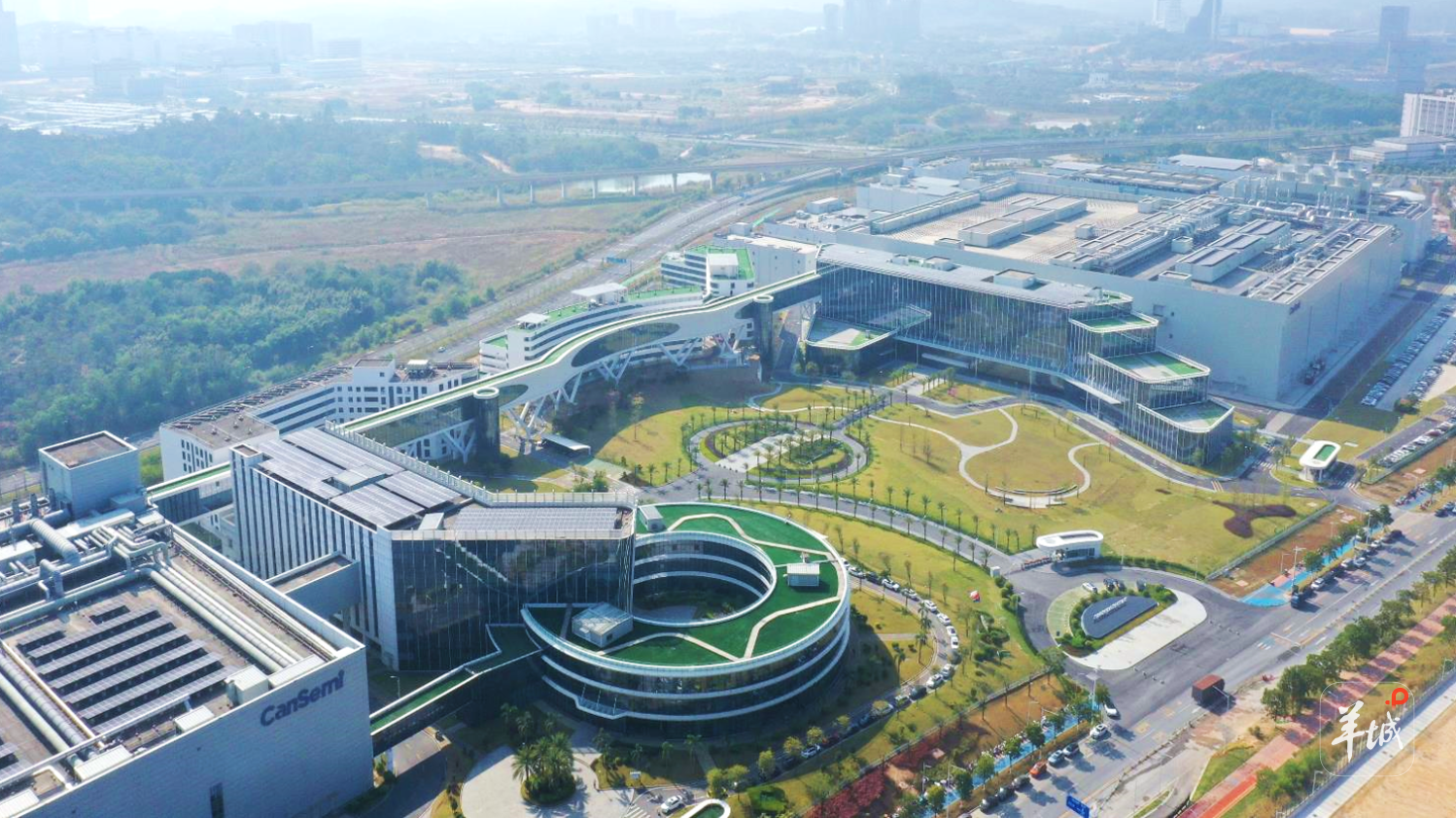 粤芯厂区航拍图 粤芯厂区航拍图
