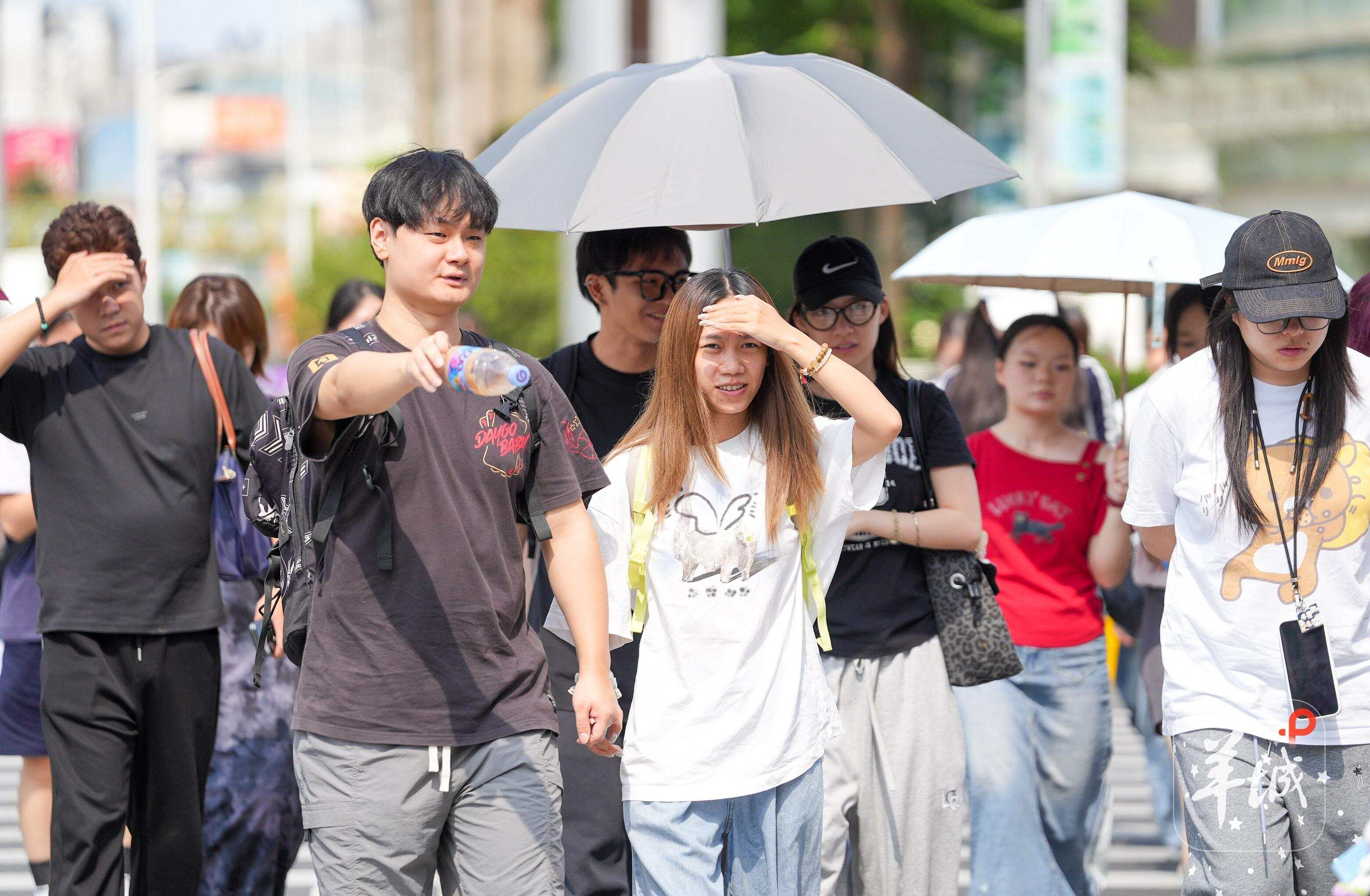  广东高温天气再趋明显，后期需关注可能的“台风雨”。羊城晚报记者 梁怿韬 摄（资料图片）