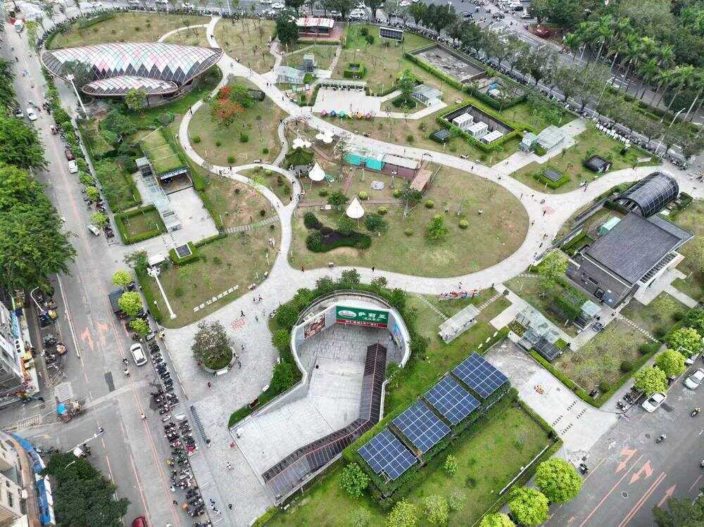 石桥公园地面全貌。通讯员供图 石桥公园地面全貌。通讯员供图