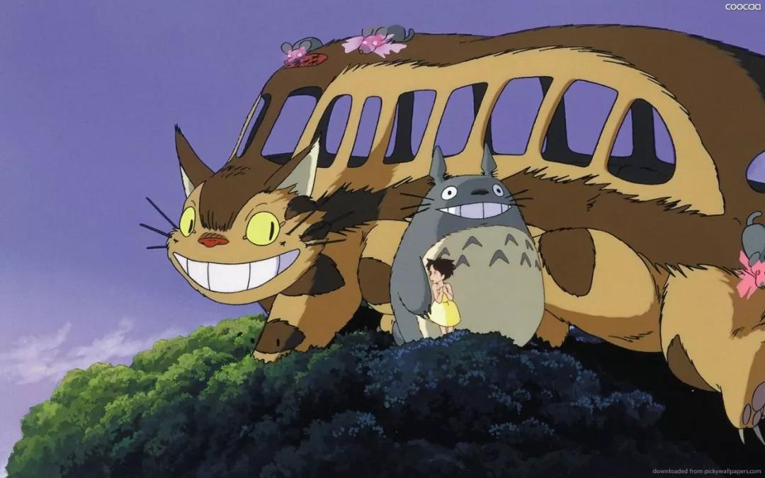 龙猫召唤来猫巴士帮助小月/电影剧照