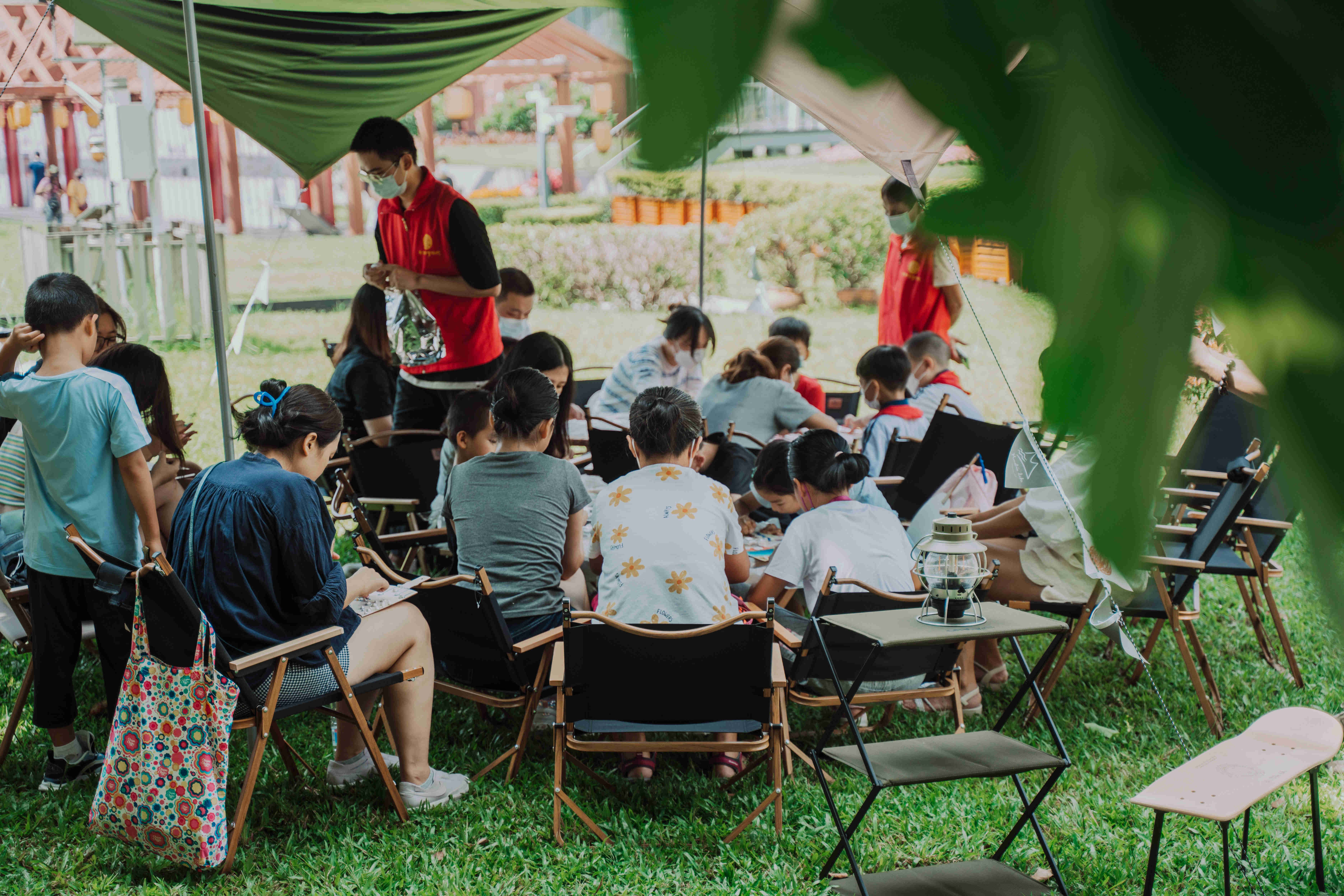 在千年王宫遗址草坪上露营南博之夏古风露营季开启